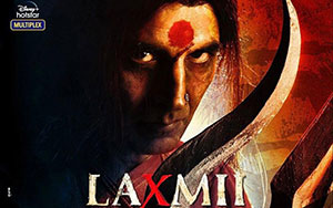 Official poster of Hindi comedy-horror `Laxmii` by Lawrence Raghavendra